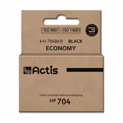 Actis KH-704BKR encre (remplacement HP 704 CN692AE ; Standard ; 15 ml ; noir), Rendement standard, Encre à pigments, 15 ml, 1 ...