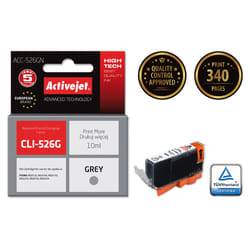 Activejet Encre ACC-526GN (Canon CLI-526G remplacement ; Suprême ; 10 ml ; gris)