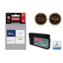 Activejet AH-951YRX cartouche d'encre 1 pièce(s) Compatible Rendement élevé (XL) Jaune