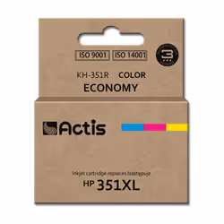 Actis Encre KH-351R (remplacement HP 351XL CB338EE ; Standard ; 21 ml ; couleur), Rendement standard, Encre à colorant, 21 ml ...