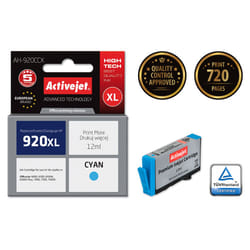 Activejet Encre AH-920CCX (remplacement HP 920XL CD972AE ; Premium ; 12 ml ; bleu)
