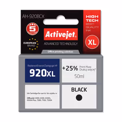 Activejet Encre AH-920BCX (remplacement HP 920XL CD975AE ; Premium ; 50 ml ; noir)