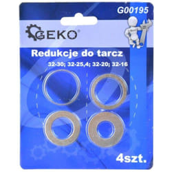 Geko G00195 Ensemble De Bague De Réduction, Gris/argent Gekog00195