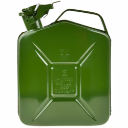 Jerrican essence en métal avec bouchon hermétique. Disponible en 5, 10 et 20 litres. CARACTÉRISTIQUES : Ce jerrican est idéal ...