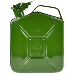 Geko - Jerrican essence en métal avec bouchon hermétique 5 l