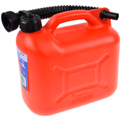 Jerrican essence en plastique avec bec verseur. Disponible en 5, 10 ou 20 L. CARACTÉRISTIQUES : Jerrican en polyéthylène haut ...