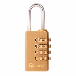 Cadenas à code 4 chiffres en laiton 10000 combinaisons CARACTÉRISTIQUES : Ce cadenas à 4 chiffres est un outil fiable et faci ...