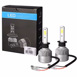 2 Ampoules LED H1 80W 9A 32V 10000Lm 6500K Kit LED C6 nouvelle génération (LSC), conçu pour convertir l'éclairage traditionne ...