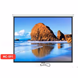 Maclean MC-591, Manuel, 3,05 m (120"), 2,4 m, 180 cm, 4:3, Blanc