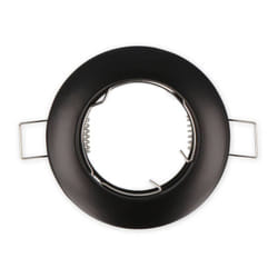 Led Line - Support Spot Encastrable Noir GU5.3 MR16 IP20 Rond Ø50mm