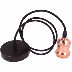 Suspension E27 220V aluminium Or rose LEDLINE LEDLine: La gammes de produits LEDLine allient esthétique, économie d’énergie e ...