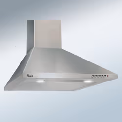 Akpo WK-4 Classic Eco, 450 m³/h, Conduit / Recirculation, 51 dB, 61 dB, Monté au mur, Acier inoxydable