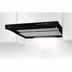 Akpo WK-7 Light Plus, 220 m³/h, Conduit / Recirculation, 52 dB, 60 dB, Encastrée, Noir