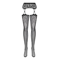 Obsessive S206 S/M/L Collant et chaussette Noir
