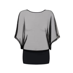 Obsessive Punker S/M Camisole Noir, Transparent Elastane, Polyamide