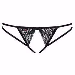 Obsessive Picantina, Résumés, Thong, Femelle, Noir, S/M, Monochromatique
