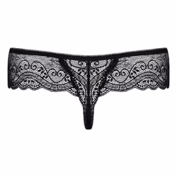 Obsessive Miamor, Résumés, Thong, Femelle, Noir, L/XL, Motif floral