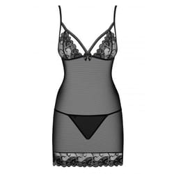 Obsessive Wonderia Chemise de nuit Noir Elastane, Polyamide