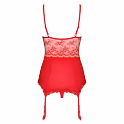 Obsessive Lovica Ensemble de lingerie Rouge Elastane, Polyamide