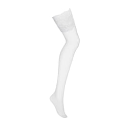 Obsessive 810-STO-2 L/XL Collant et chaussette Transparent, Blanc