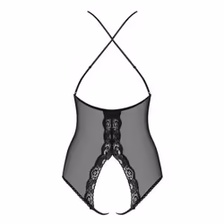 Obsessive 841-TED-1 S/M ensemble de lingerie et body Noir Polyamide