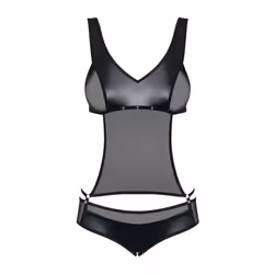 Obsessive 823-TED-1 L/XL, Body, Noir, Polyamide, L/XL, Monochromatique