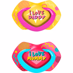 Faites confiance aux techniques traditionnelles pour apaiser votre bébé. La tétine Canpol babies Neon Love B 6-18m procure à ...