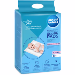 Quel que soit l’endroit où vous changez votre bébé, les matelas à langer jetables Canpol babies Multifunctional Underpads ass ...