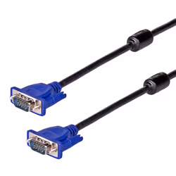 Akyga AK-AV-01, 1,8 m, VGA (D-Sub), VGA (D-Sub), Mâle, Mâle, Noir