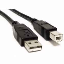 Akyga AK-USB-04, 1,8 m, USB A, USB B, USB 2.0, Noir