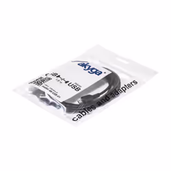 Akyga AK-USB-01 câble USB 1,8 m USB 2.0 Micro-USB B USB A Noir - Vue supplémentaire 4