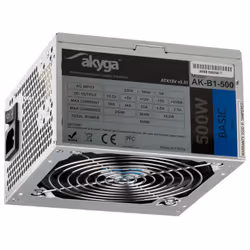 Akyga AK-B1-500 unité d'alimentation d'énergie 500 W 20+4 pin ATX ATX Gris