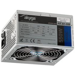 Akyga AK-B1-550 unité d'alimentation d'énergie 550 W 20+4 pin ATX ATX Gris