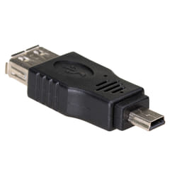Akyga Adapter AK-AD-07 USB-AF/miniUSB-B (5-pin) USB A USB mini B 5-pin Noir