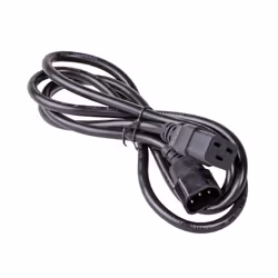 Akyga AK-UP-02 câble électrique Noir 1,8 m Coupleur C14 Coupleur C19