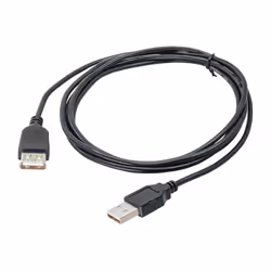 Akyga AK-USB-07, 1,8 m, USB A, USB A, USB 2.0, Noir