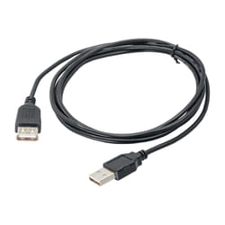 Akyga AK-USB-07 câble USB 1,8 m USB 2.0 USB A Noir