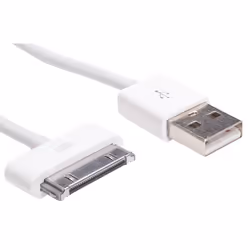 Akyga AK-USB-08, 1 m, USB A, Micro-USB B/Lightning/Apple 30-pin, USB 2.0, Blanc