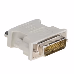 Akyga VGA-F/DVI-M, DVI 24+5, VGA, Bleu, Blanc