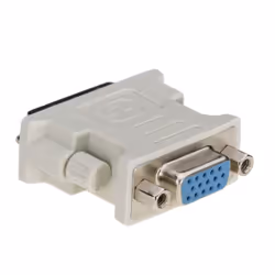 Akyga VGA-F/DVI-M DVI 24+5 Bleu, Blanc