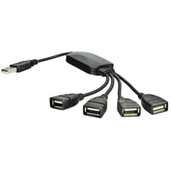 Akyga AK-AD-13 hub & concentrateur USB 2.0 Noir