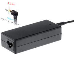Akyga notebook power adapter AK-ND-13 19V/3.16A 60W 5.5x3.0 mm + pin SAMSUNG adaptateur de puissance & onduleur Intérieure Noir