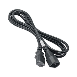 Akyga AK PC di 03 A verlaengerungs Stromkabel, 1,8 m per PC, stampante, Schermi NERO Noir IEC C13