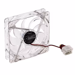 Akyga AW-12A-BR système de refroidissement d’ordinateur Boitier PC Ventilateur 12 cm Transparent 1 pièce(s)