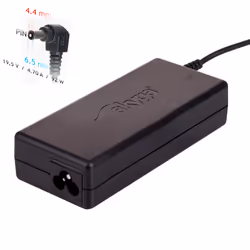 Akyga AK-ND-20, Ordinateur portable, Intérieure, 100 - 250 V, 55 +/- 5 Hz, 92 W, 19.5 V
