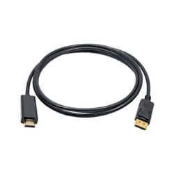 Akyga AK-AV-05 câble vidéo et adaptateur 1,8 m HDMI Type A (Standard) DisplayPort Noir, Or