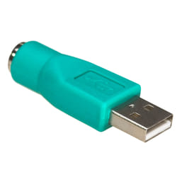 Akyga AK-AD-14 changeur de genre de câble USB 2.0 PS/2 Turquoise