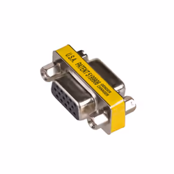 Akyga AK-AD-19, D-SUB, D-SUB, Argent, Jaune