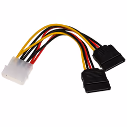 Akyga AK-CA-16, 0,15 m, Molex (4-pin), 2 x SATA 15 broches, 90 mm, 98 mm, 1,3 cm
