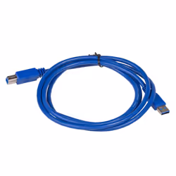 Akyga AK-USB-09, 1,8 m, USB B, USB A, USB 3.2 Gen 1 (3.1 Gen 1), Bleu